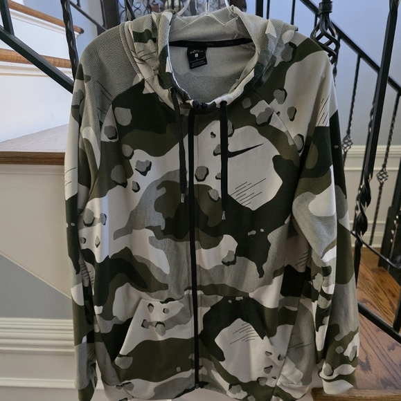 Nikw Camouflage Zip-Up Hoodie - Picture 1 of 5